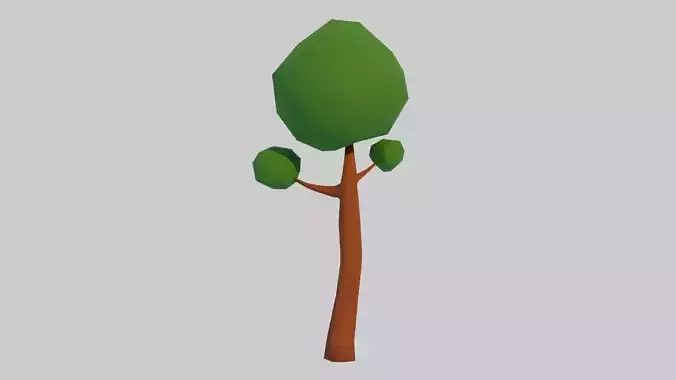Low-poly Tree-2 tree Low-poly 3D model Low-poly Tree-2 tree Low-poly 3D model