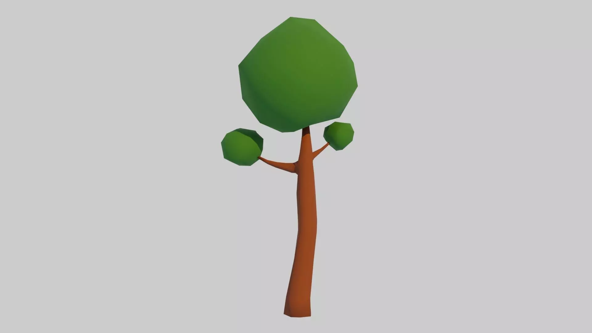 Low-poly Tree-2 tree Low-poly 3D model_0