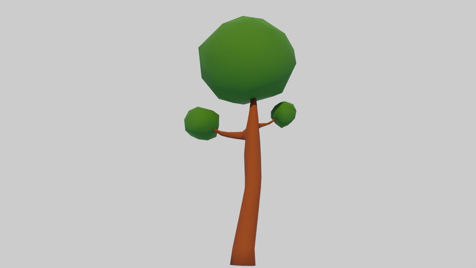 Low-poly Tree-2 tree Low-poly 3D model_23