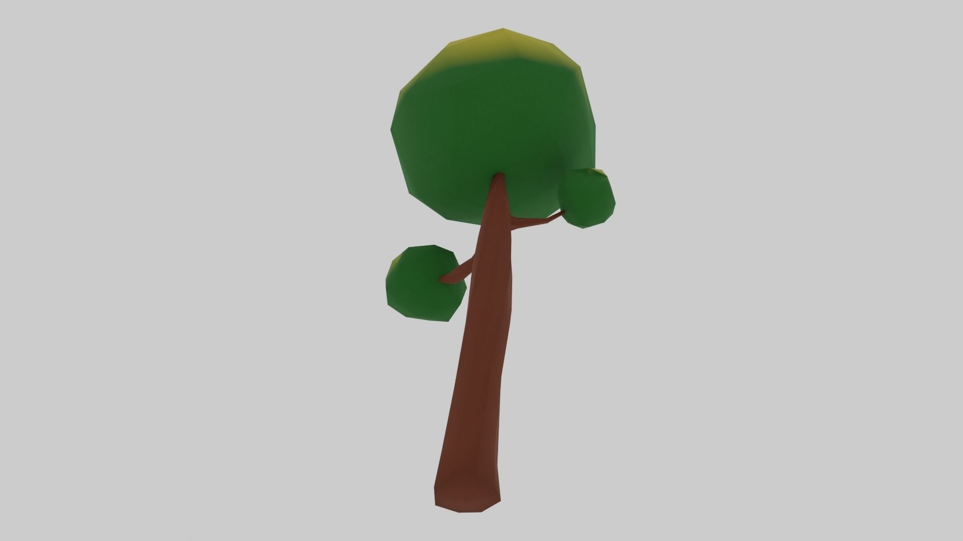 Low-poly Tree-2 tree Low-poly 3D model_4