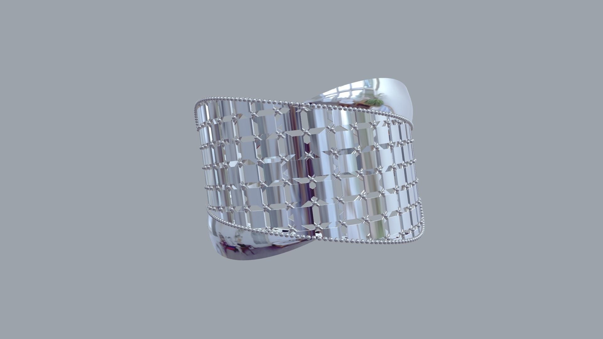 Fusion cross ring 3D print model_3
