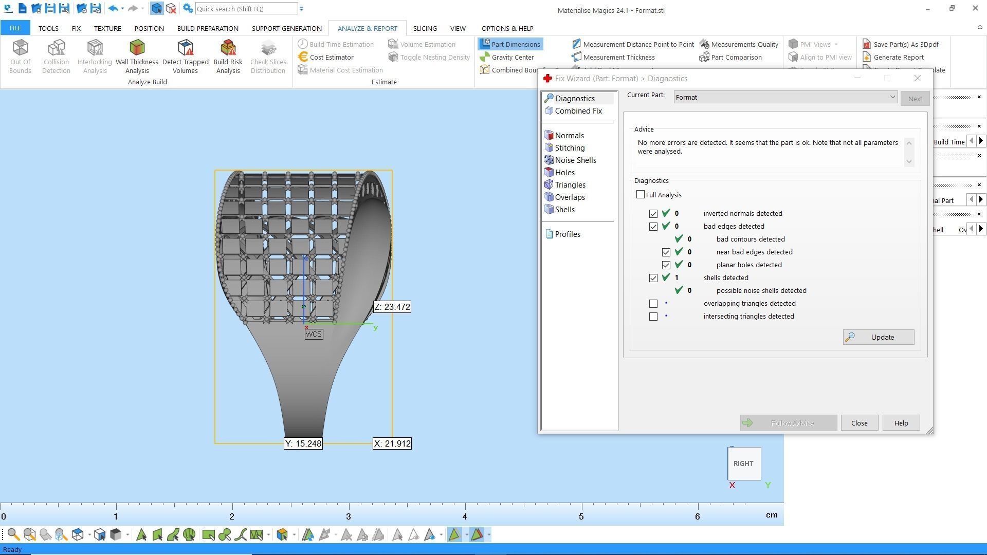 Fusion cross ring 3D print model_14