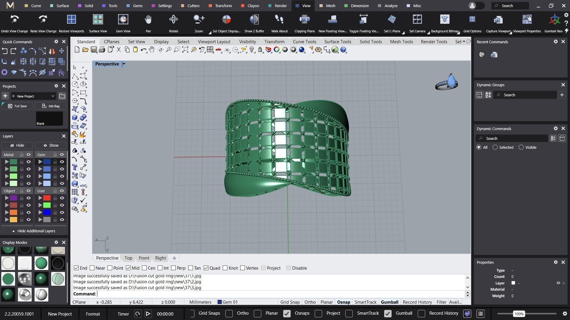 Fusion cross ring 3D print model_4