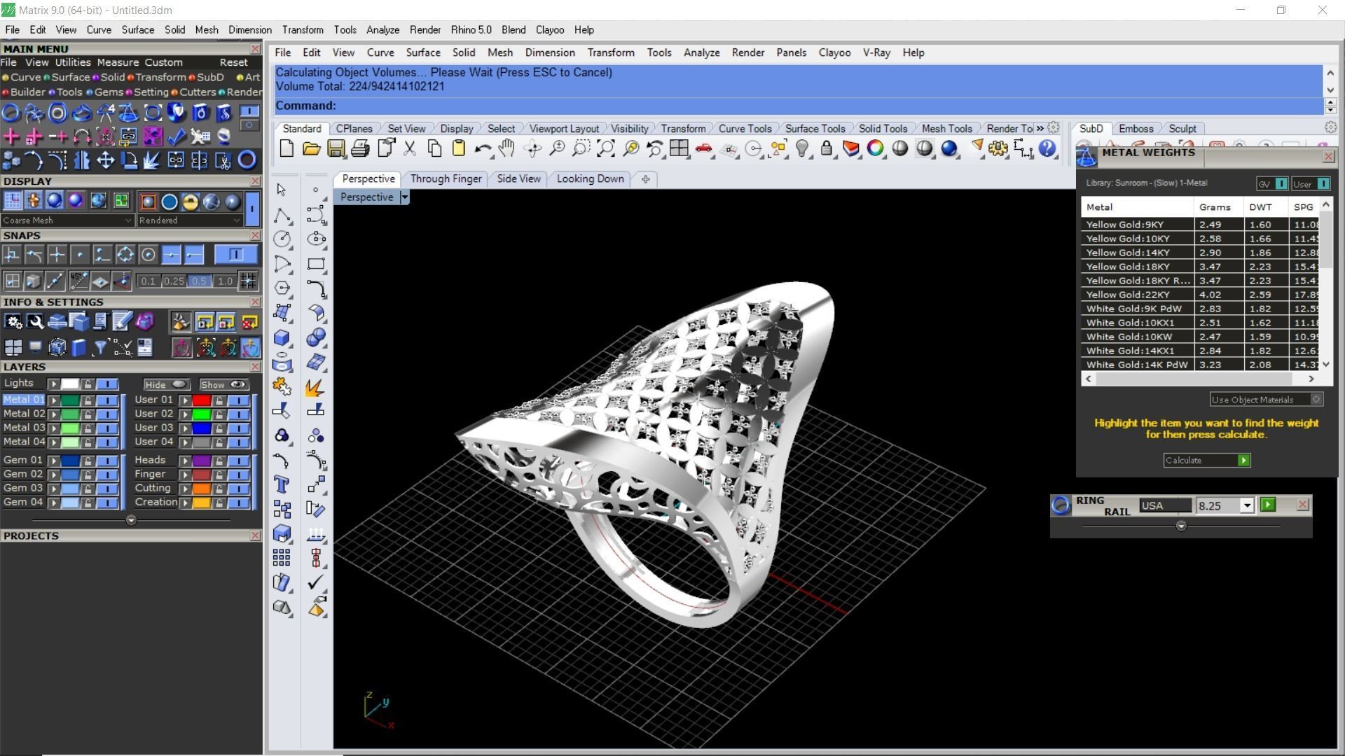 Oval fusion ring 3D print model_11