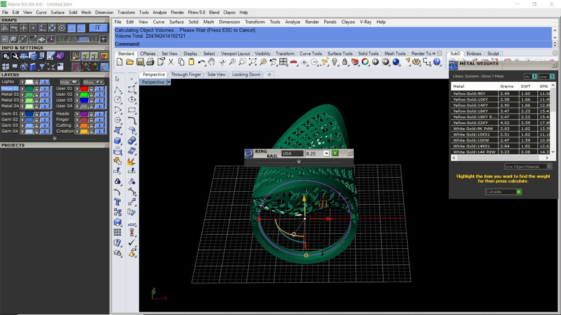 Oval fusion ring 3D print model_10