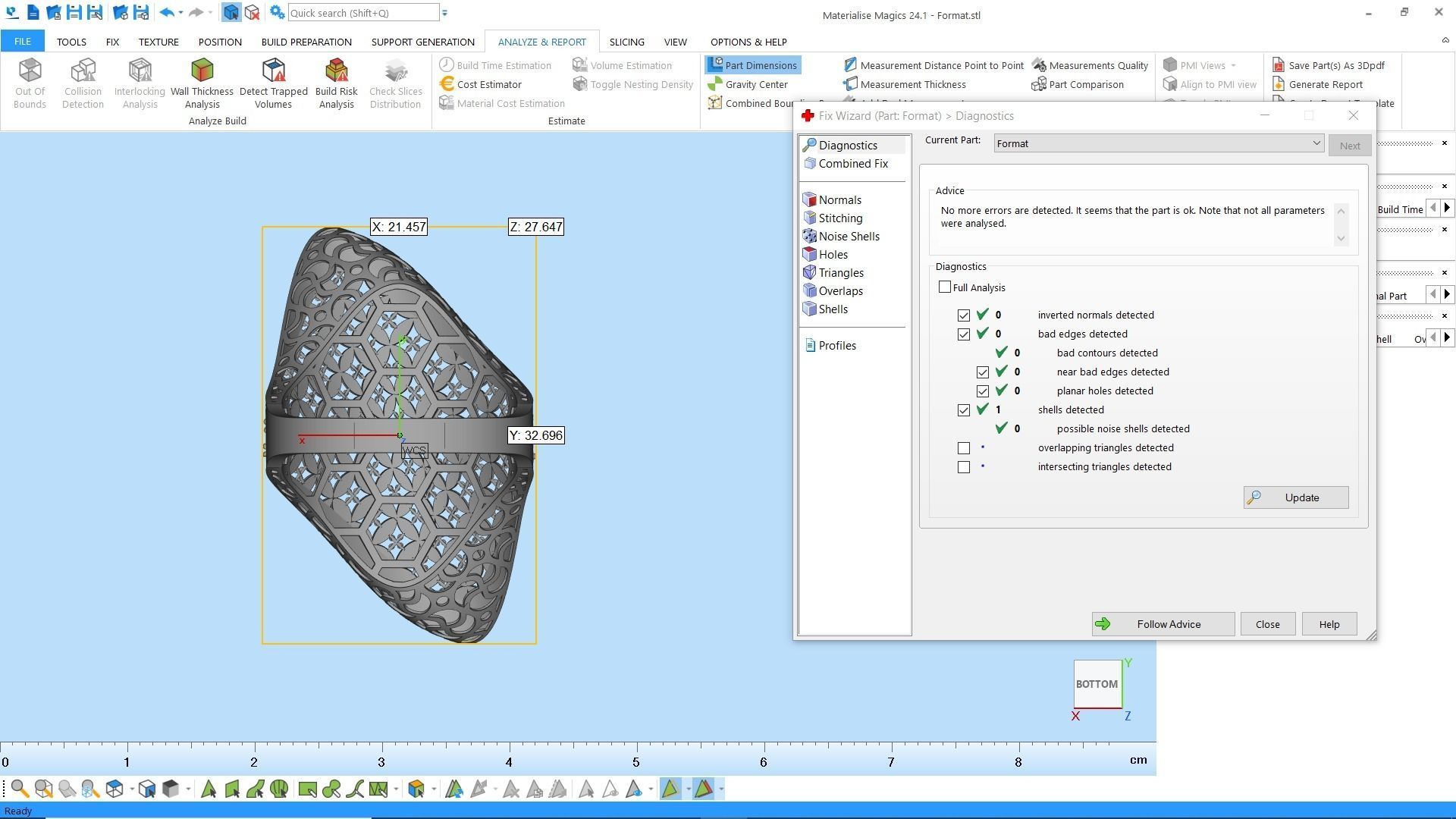 Oval fusion ring 3D print model_7