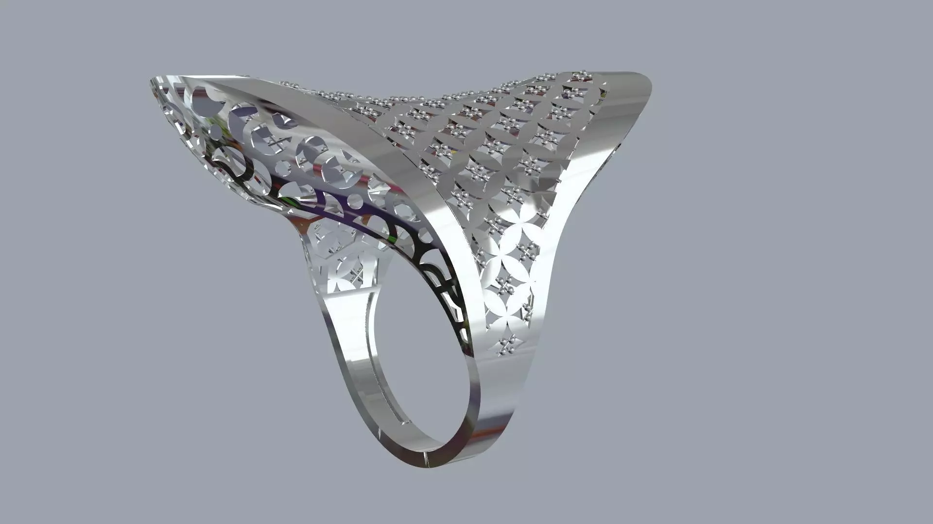 Oval fusion ring 3D print model_0