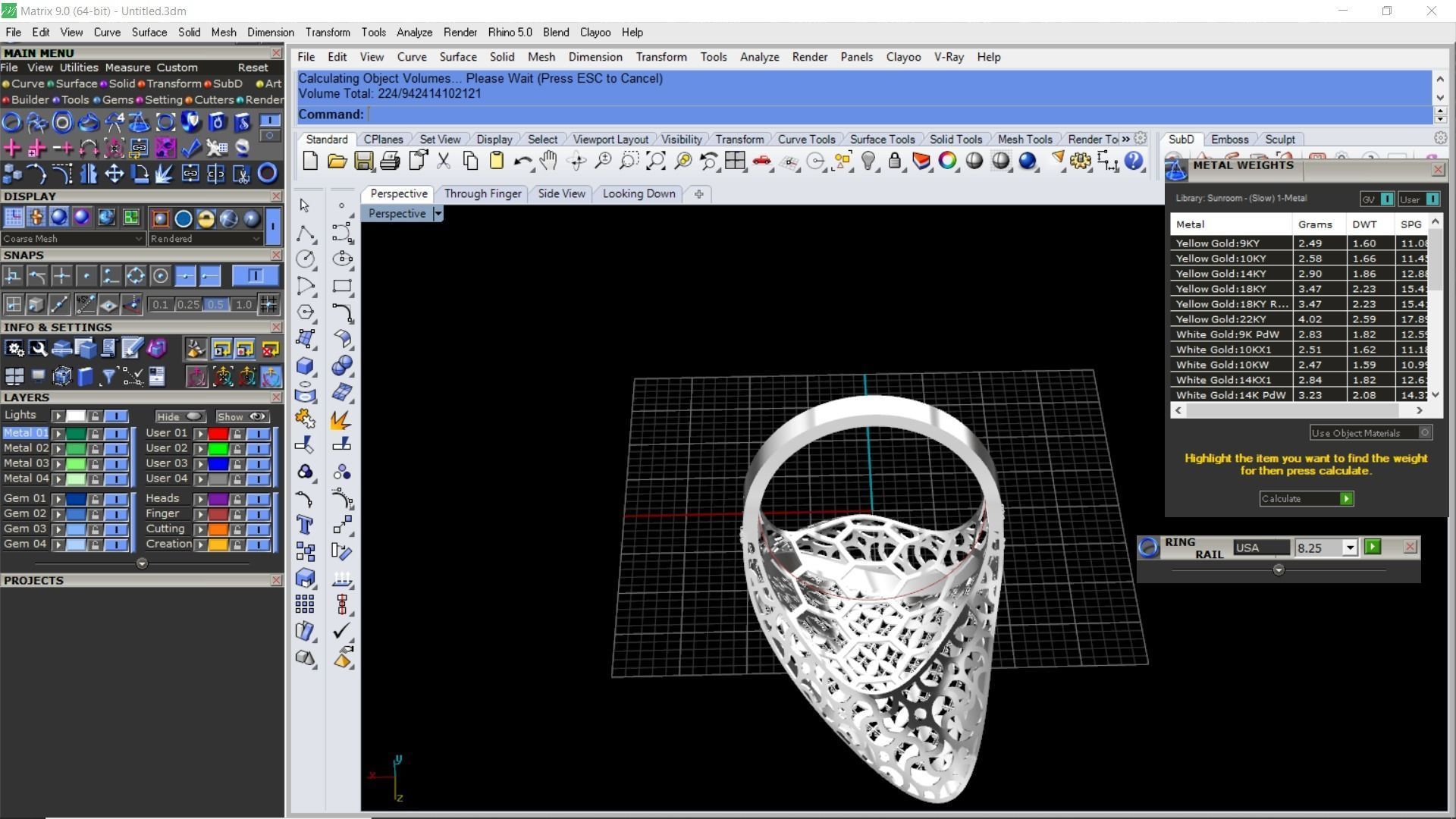 Oval fusion ring 3D print model_13