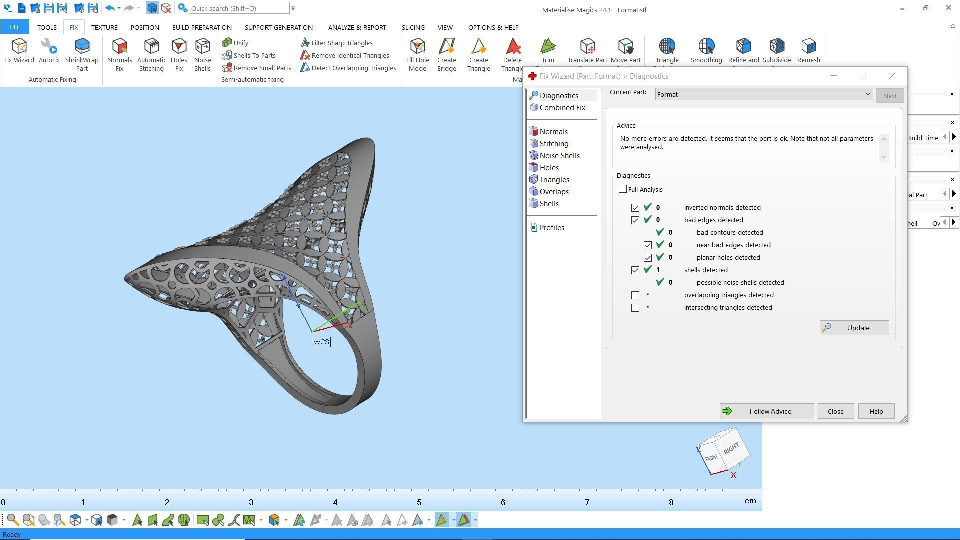 Oval fusion ring 3D print model_2