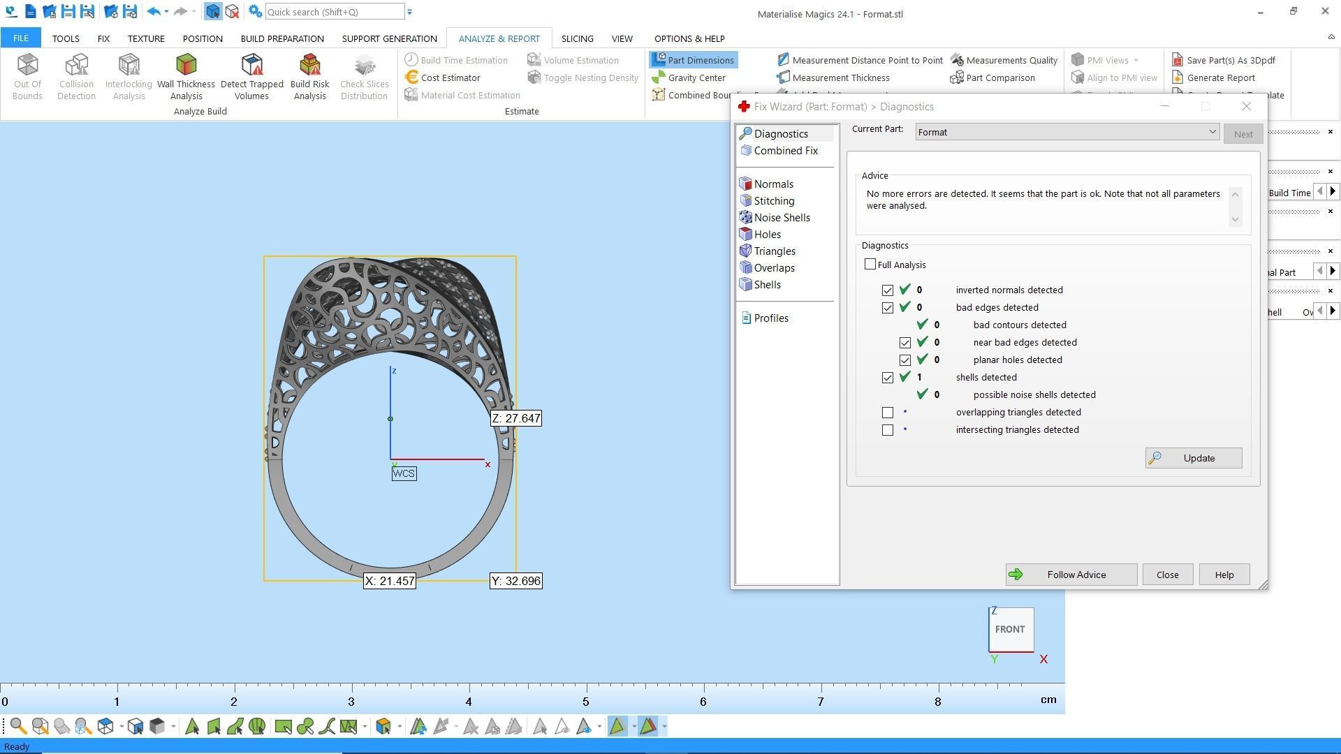 Oval fusion ring 3D print model_5