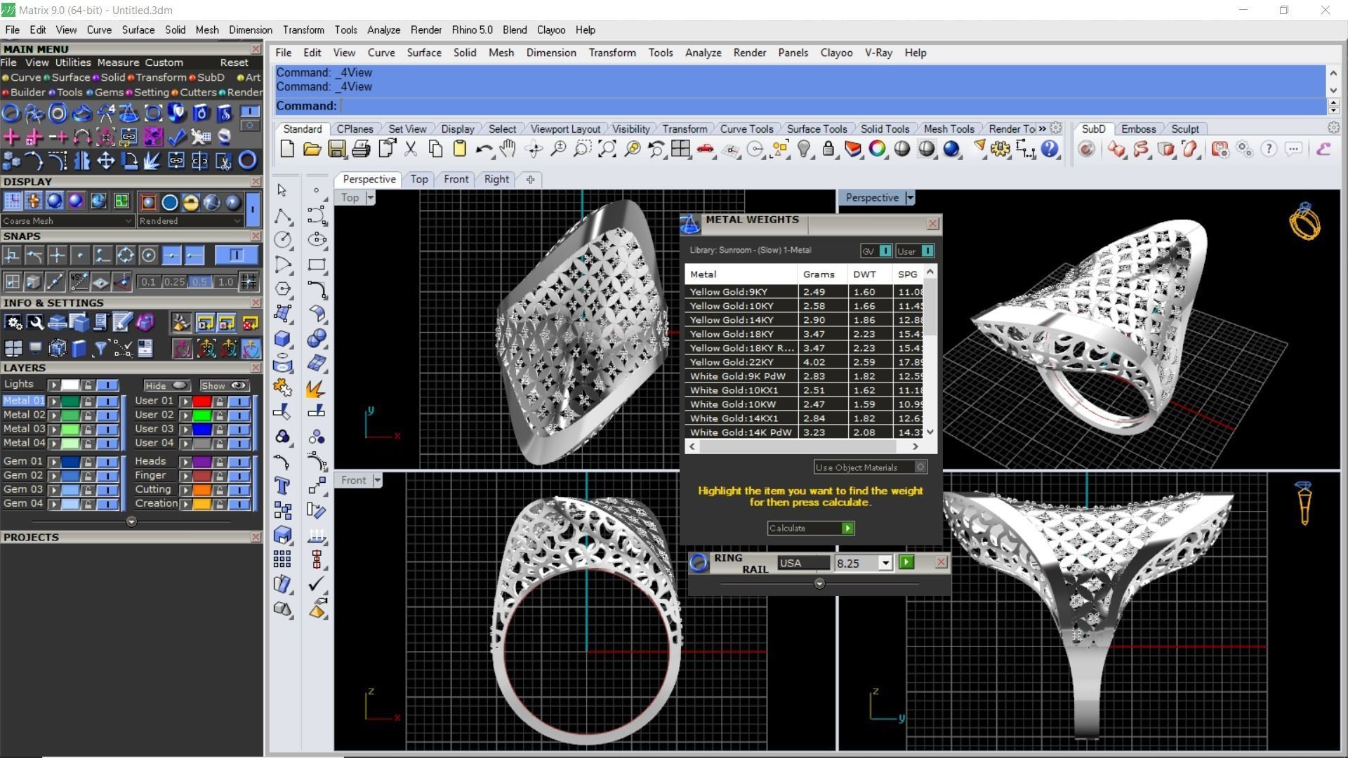 Oval fusion ring 3D print model_1