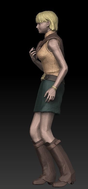 ONE10 Ahley Graham- RE4 statue 3d model stl for printing 3D print model_10