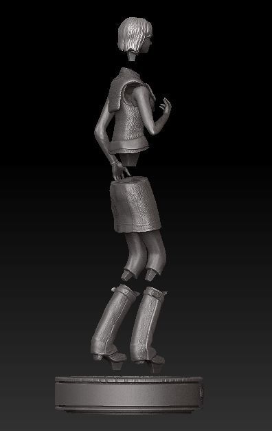 ONE10 Ahley Graham- RE4 statue 3d model stl for printing 3D print model_4