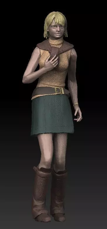 ONE10 Ahley Graham- RE4 statue 3d model stl for printing 3D print model_0