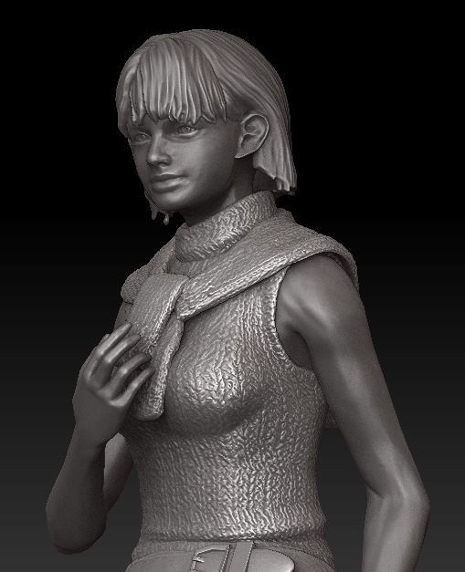ONE10 Ahley Graham- RE4 statue 3d model stl for printing 3D print model_2