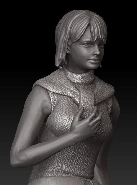 ONE10 Ahley Graham- RE4 statue 3d model stl for printing 3D print model_1
