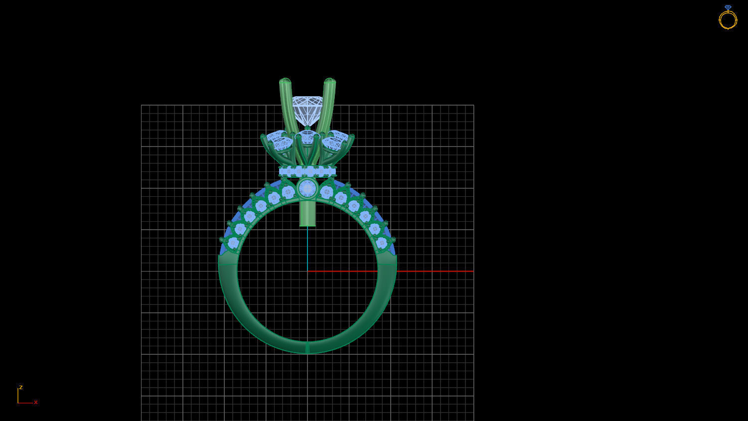 RINGS DIAMOND 3D print model_1