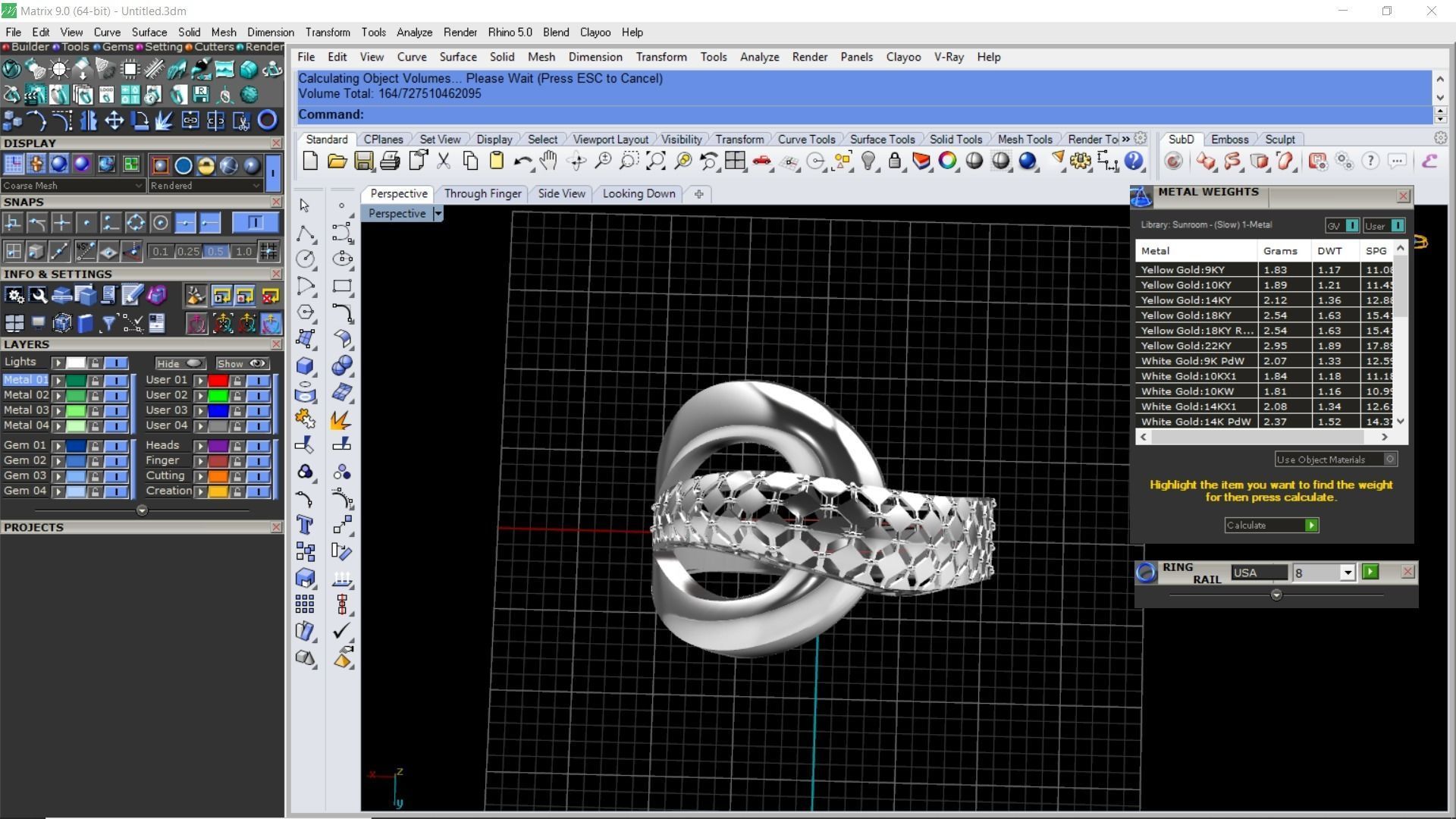 Belt fusion ring 3D print model_4