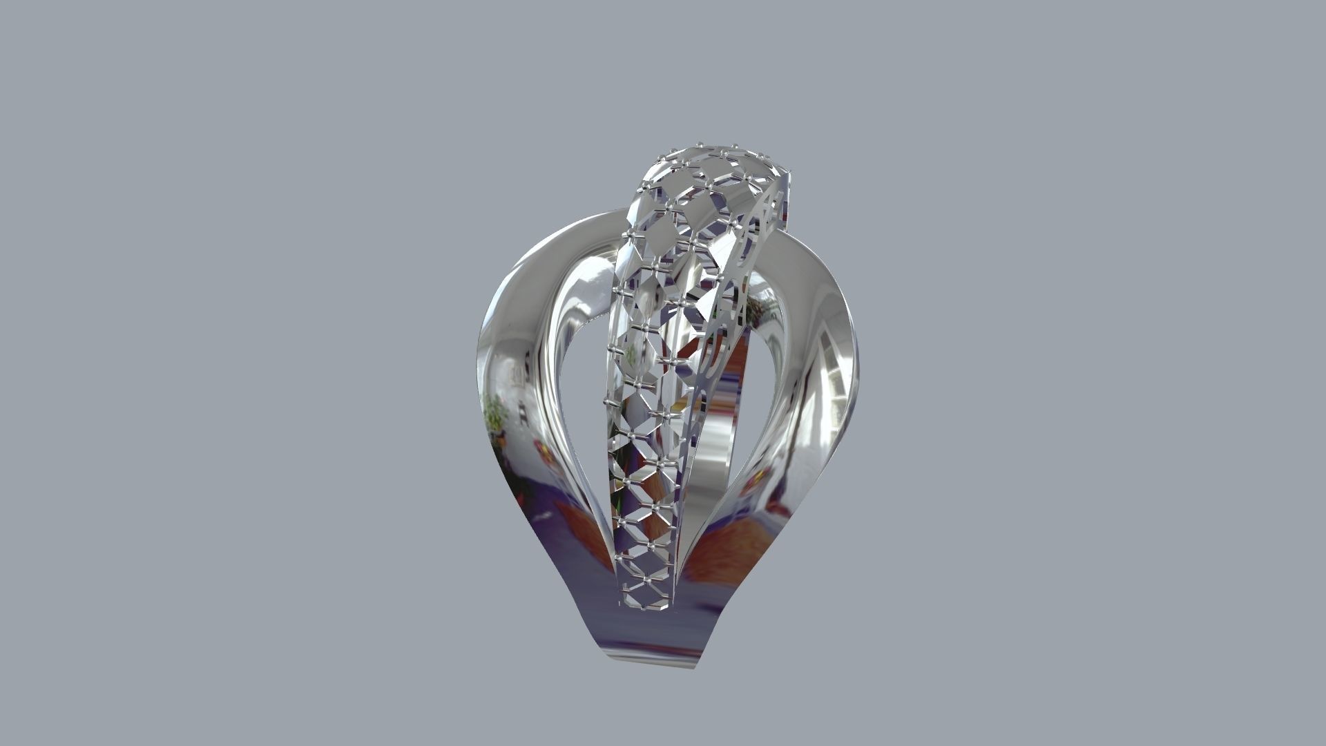 Belt fusion ring 3D print model_2