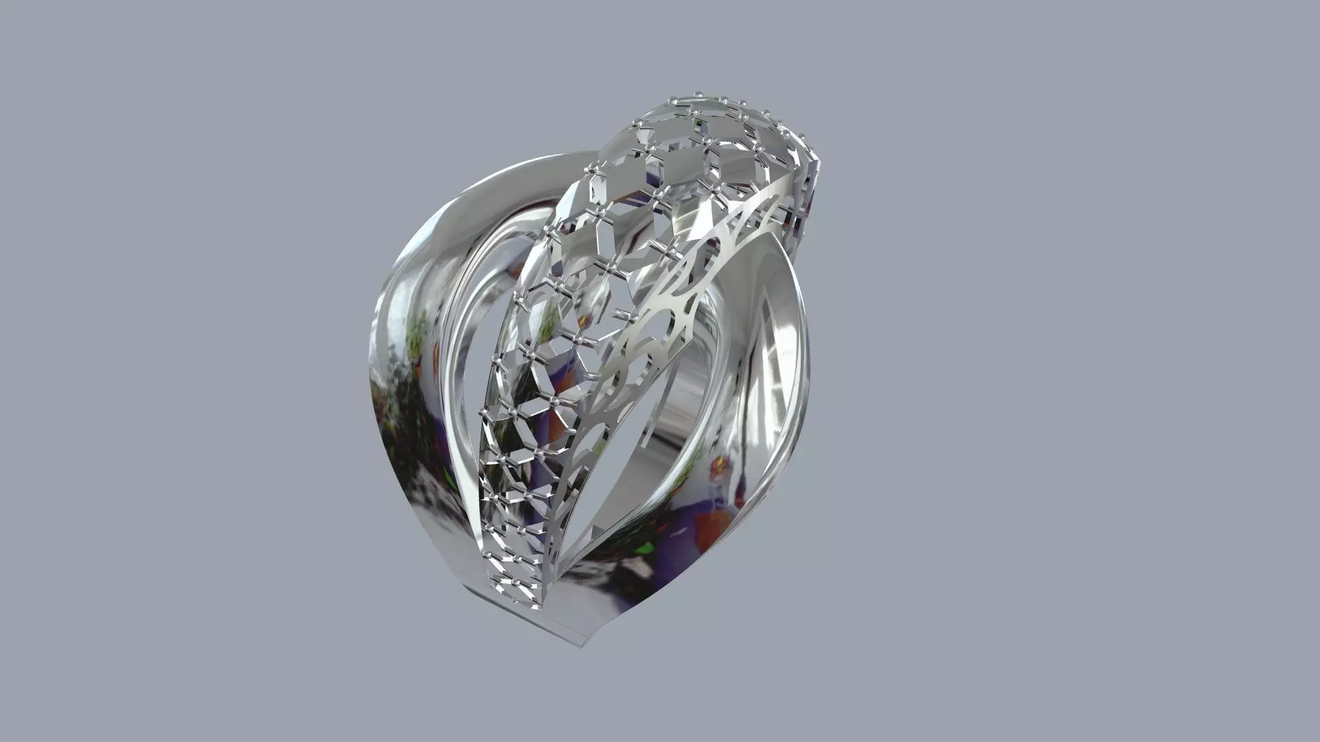 Belt fusion ring 3D print model_0