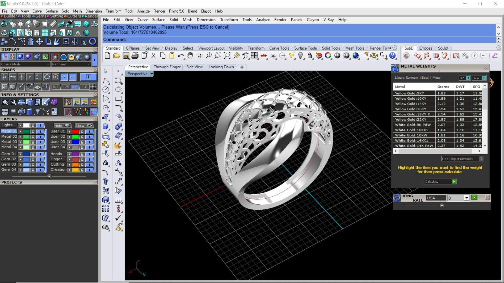 Belt fusion ring 3D print model_10