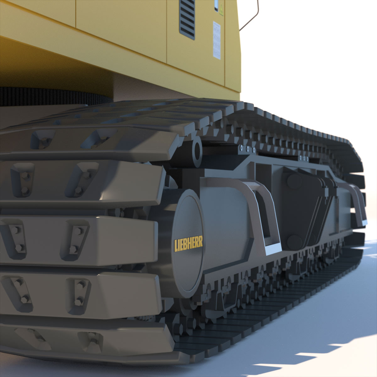 Liebherr Crawler Crane LR 1100 3D model_13