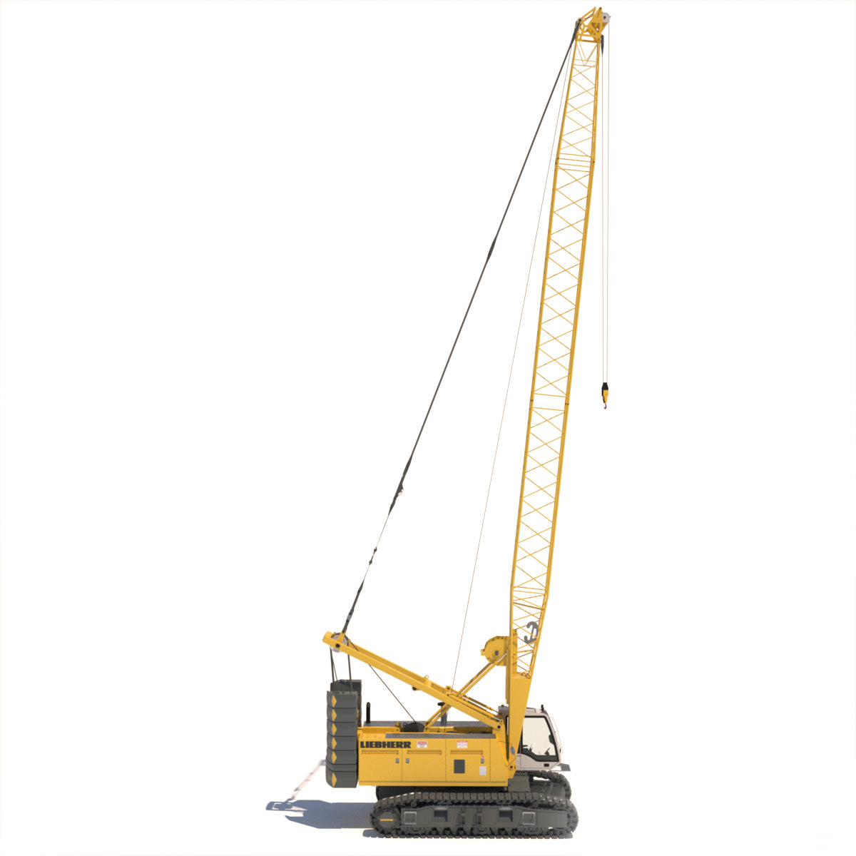 Liebherr Crawler Crane LR 1100 3D model_20