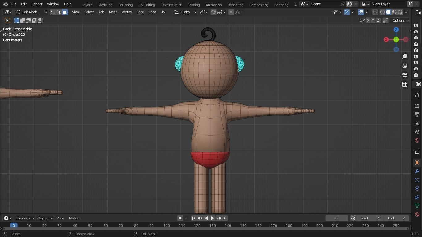 Cartoon Character Pack Low-poly 3D model_10