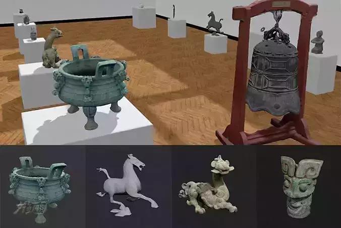 China Ancient Museum 3D Model