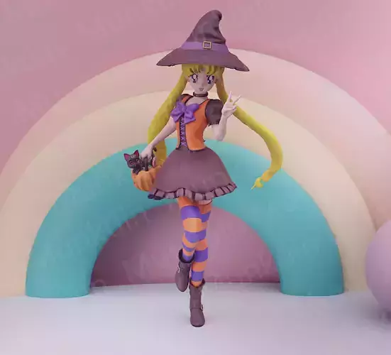 Usagi Witchcostume- FREE Free 3D print model