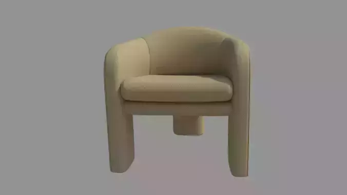 AREA Armchairs - Single Sofa-Green 3D model