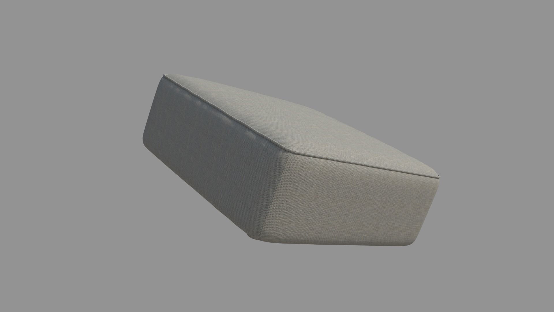Single Sofa- Cushion 3D model_3