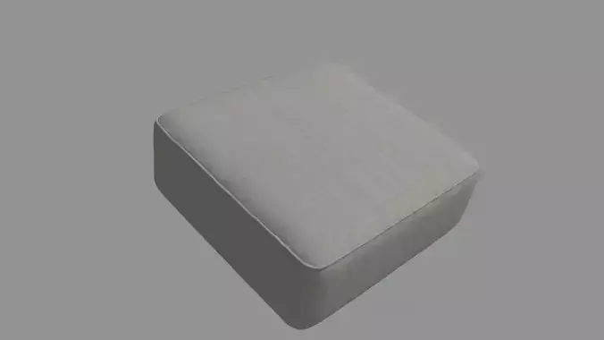 Single Sofa- Cushion 3D model