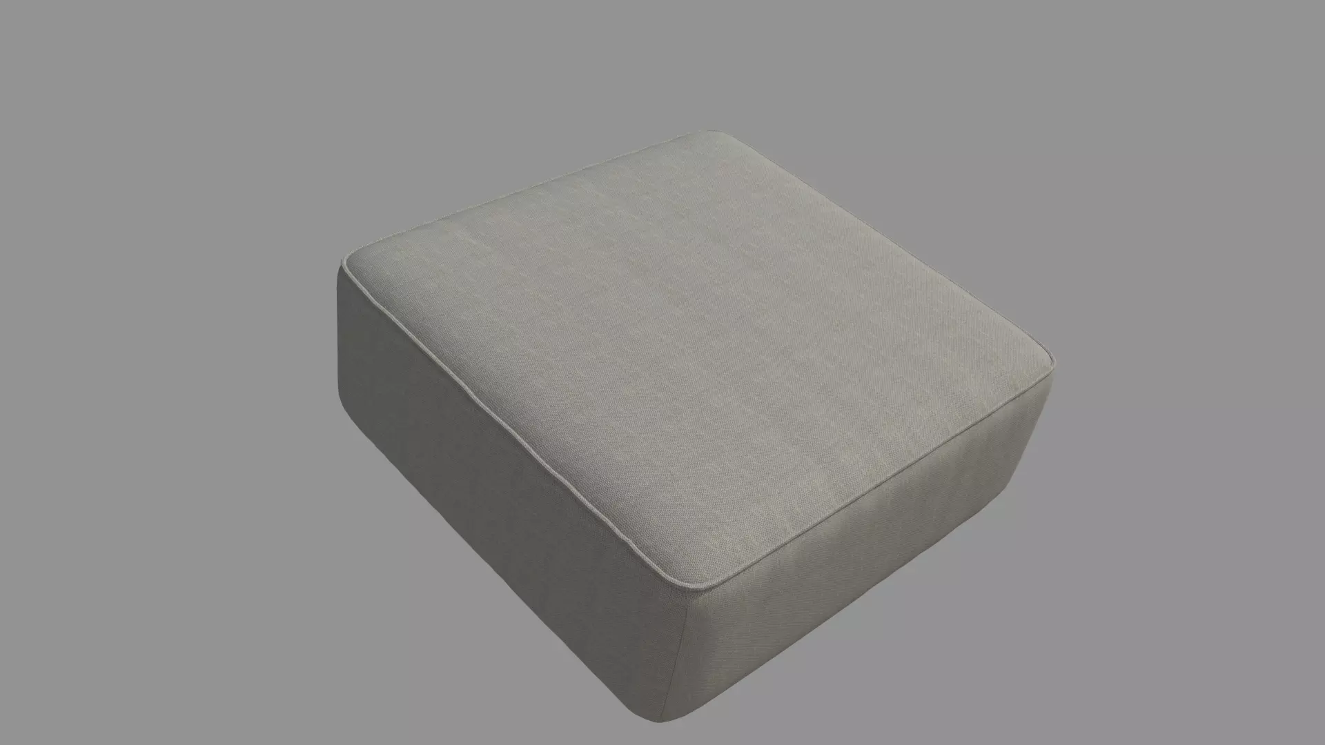 Single Sofa- Cushion 3D model_0