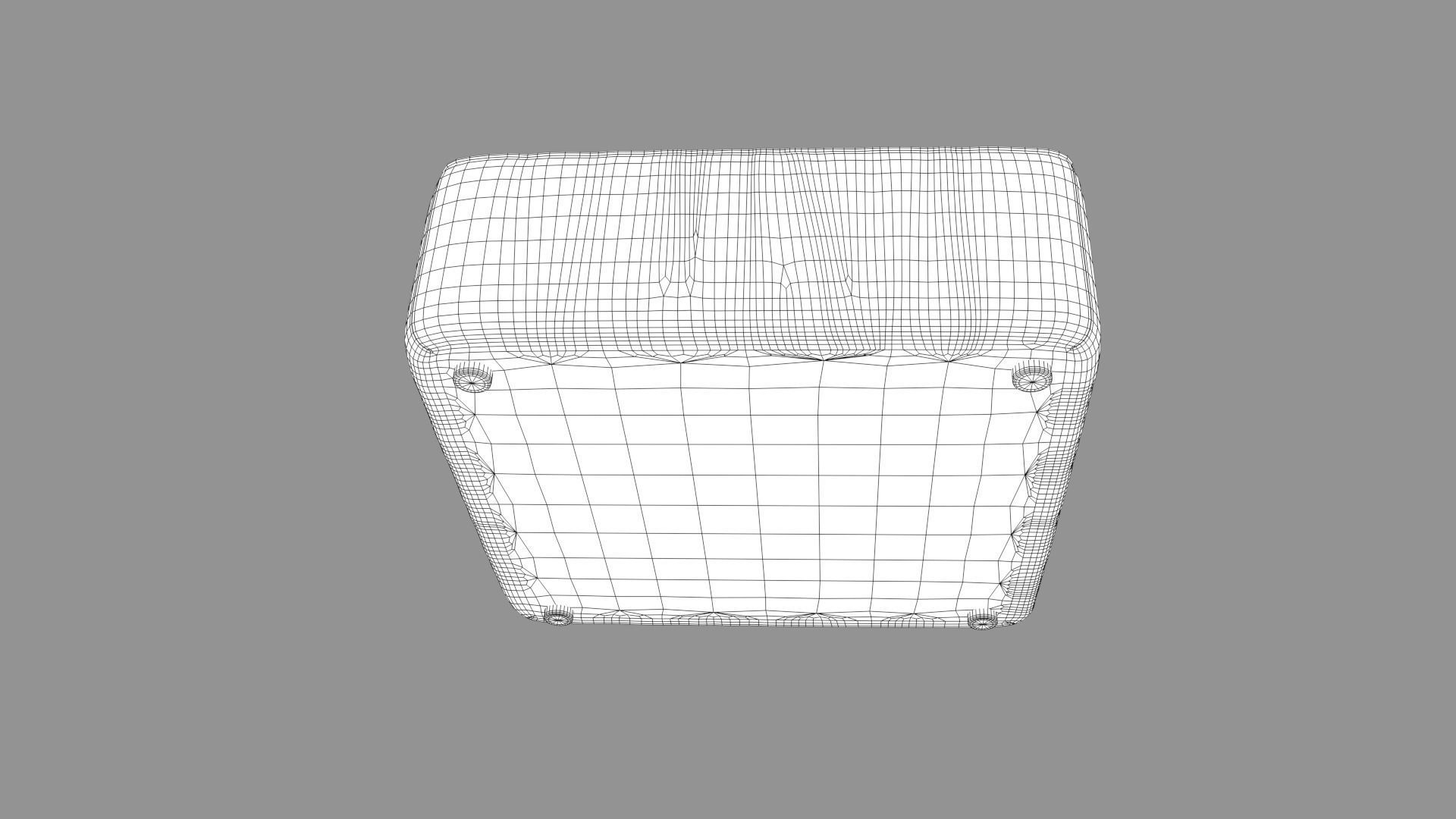 Single Sofa- Cushion 3D model_1