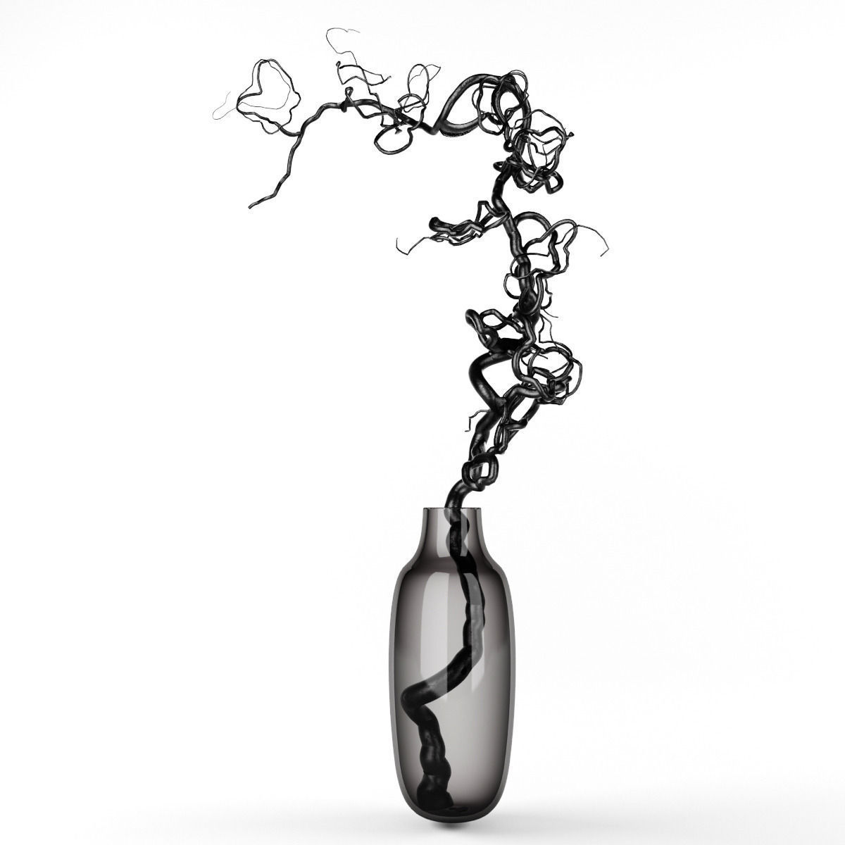 Vase Curl 3D model_1