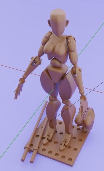 IM-POSABLE 3D PRINT  3D print model_2