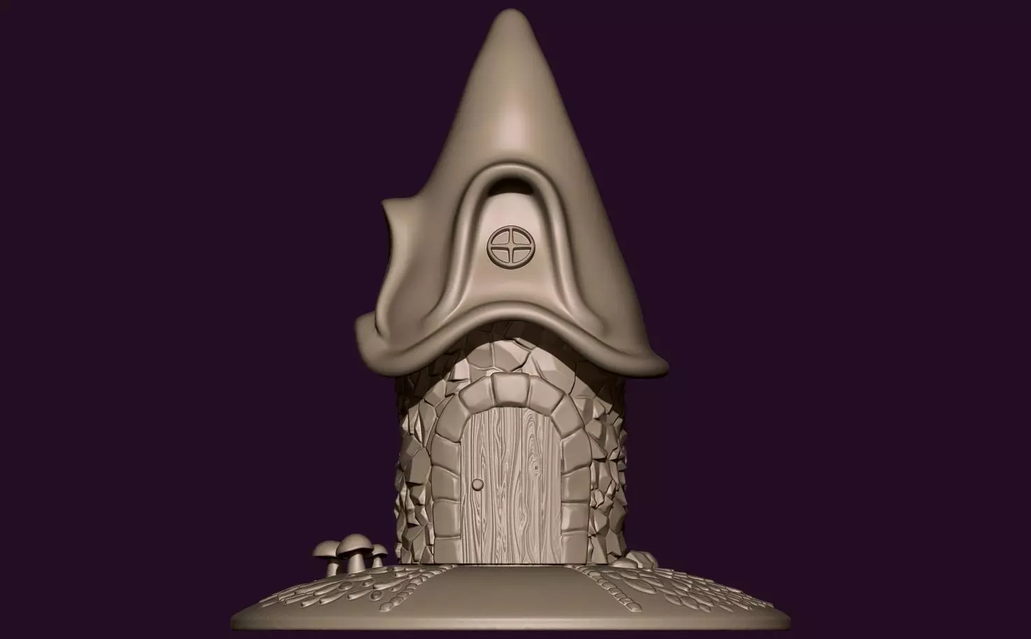 fantasy hut 3D print model