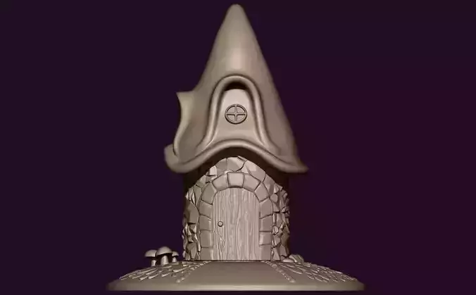 fantasy hut 3D print model