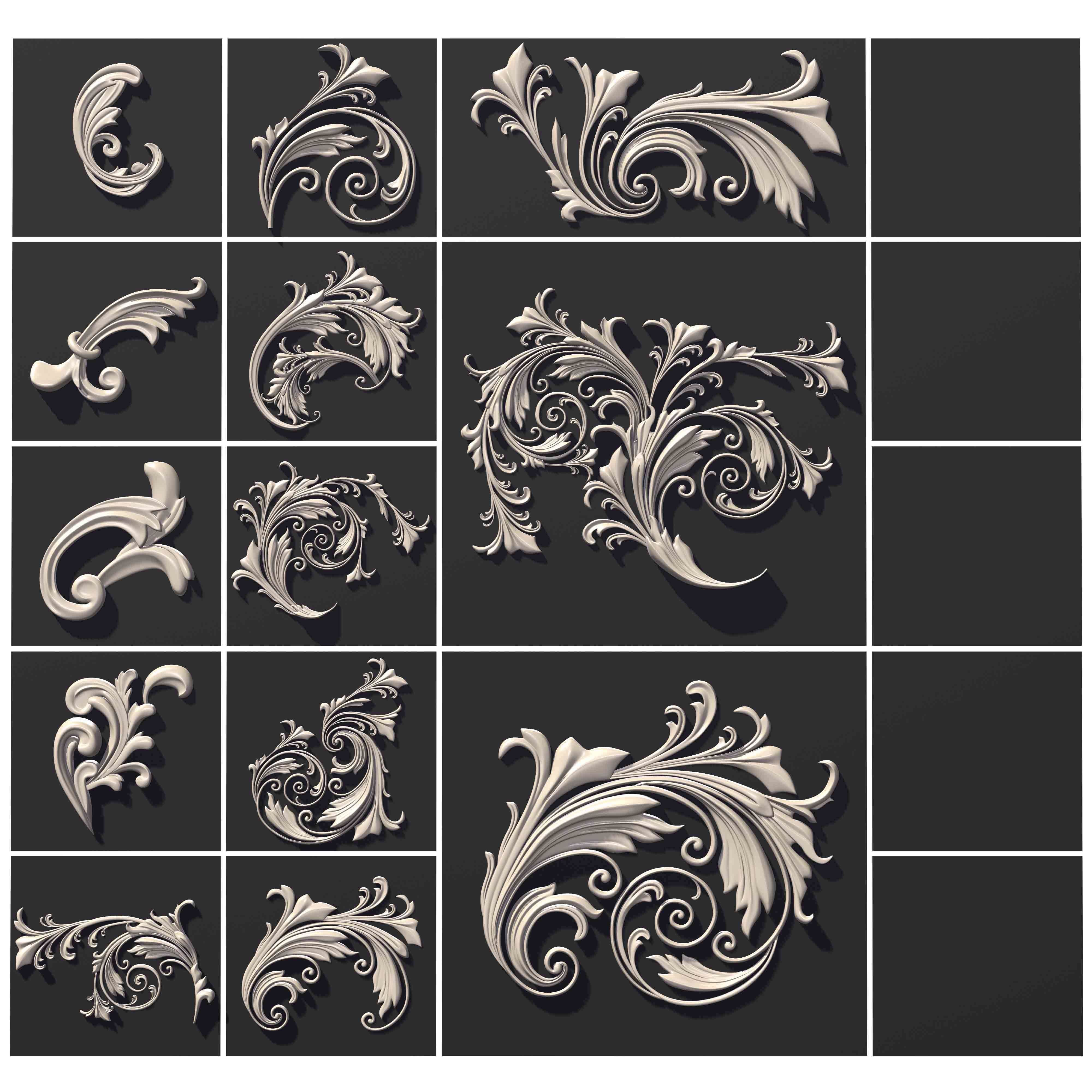 ARCHITECTURAL KITBASH- 600 3d model MEGA Pack  Low-poly 3D model_17