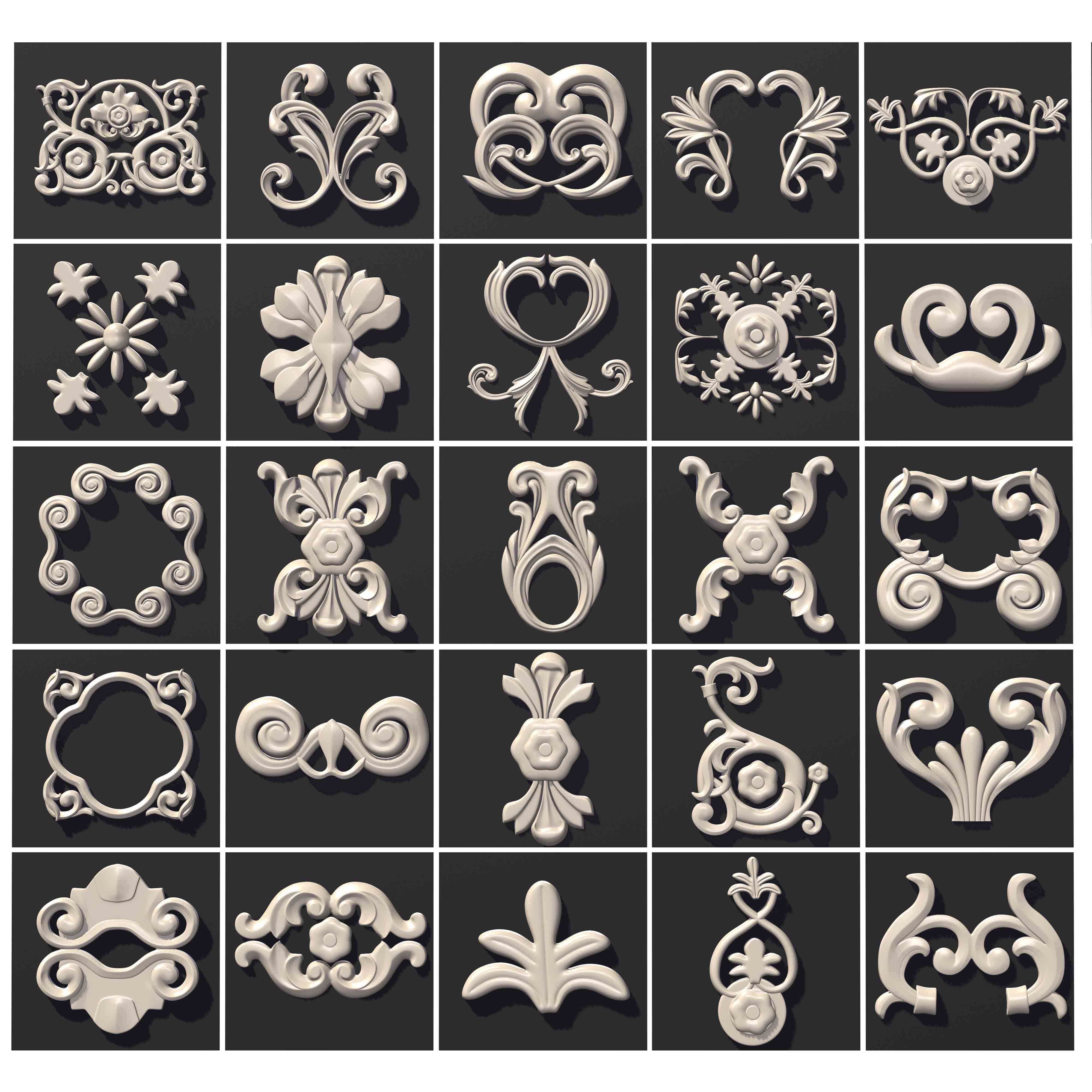 ARCHITECTURAL KITBASH- 600 3d model MEGA Pack  Low-poly 3D model_20