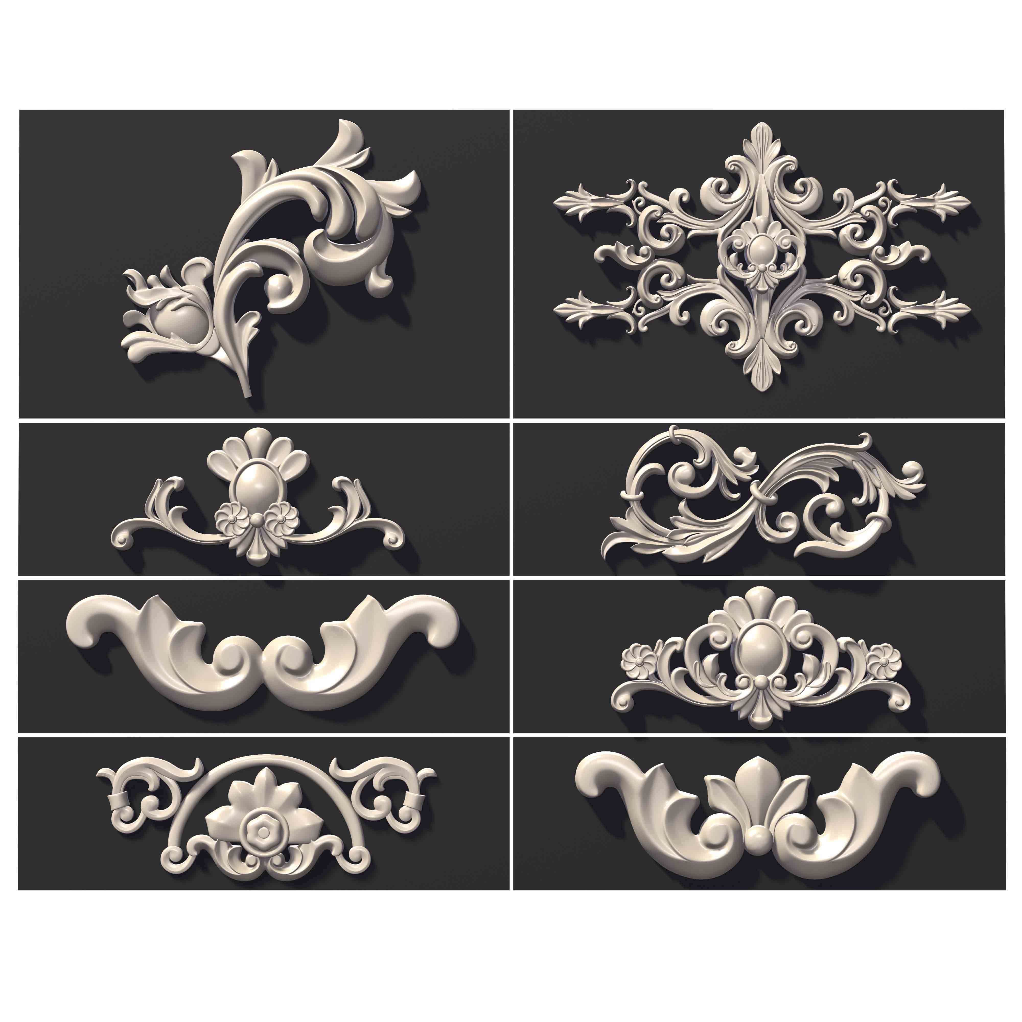 ARCHITECTURAL KITBASH- 600 3d model MEGA Pack  Low-poly 3D model_23