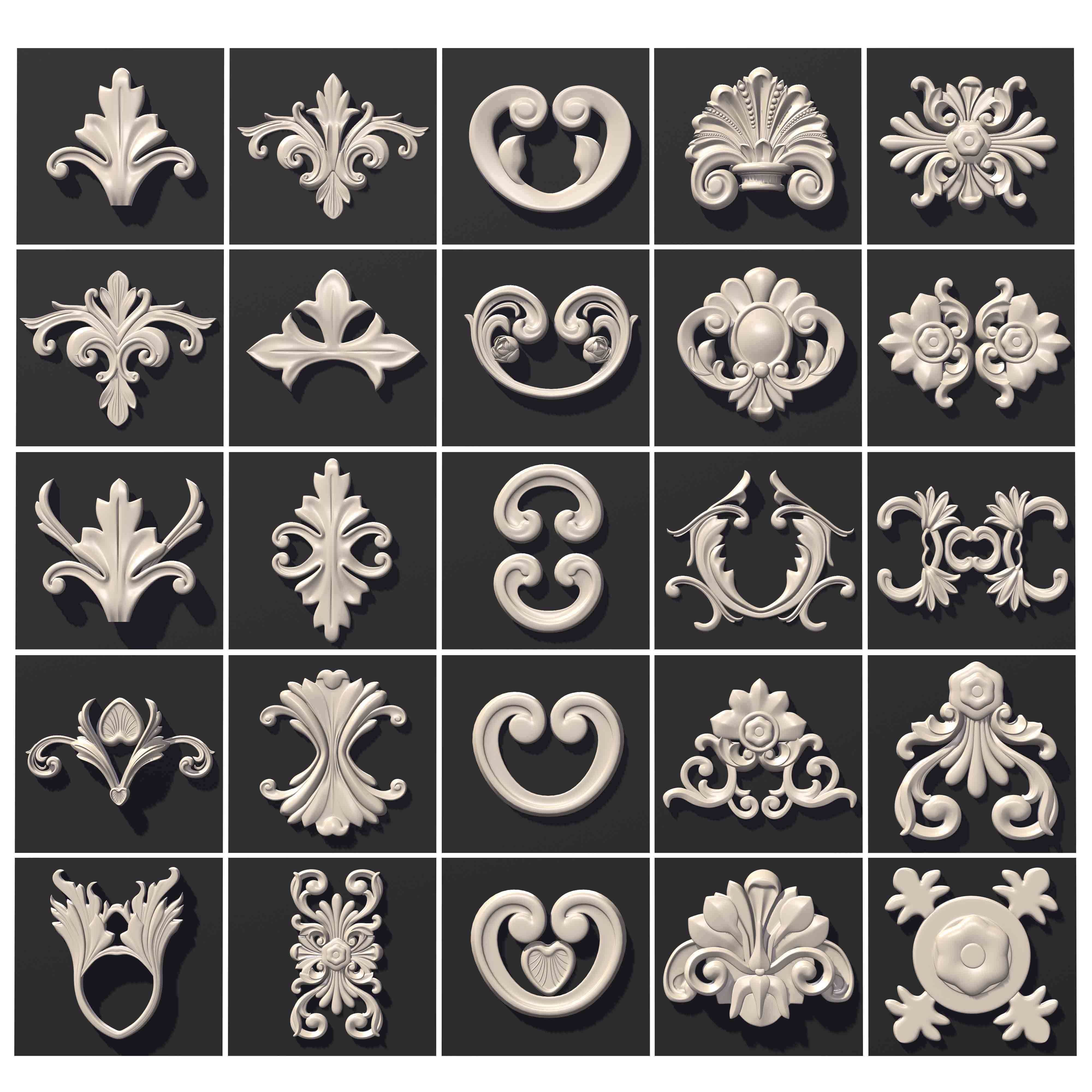 ARCHITECTURAL KITBASH- 600 3d model MEGA Pack  Low-poly 3D model_18