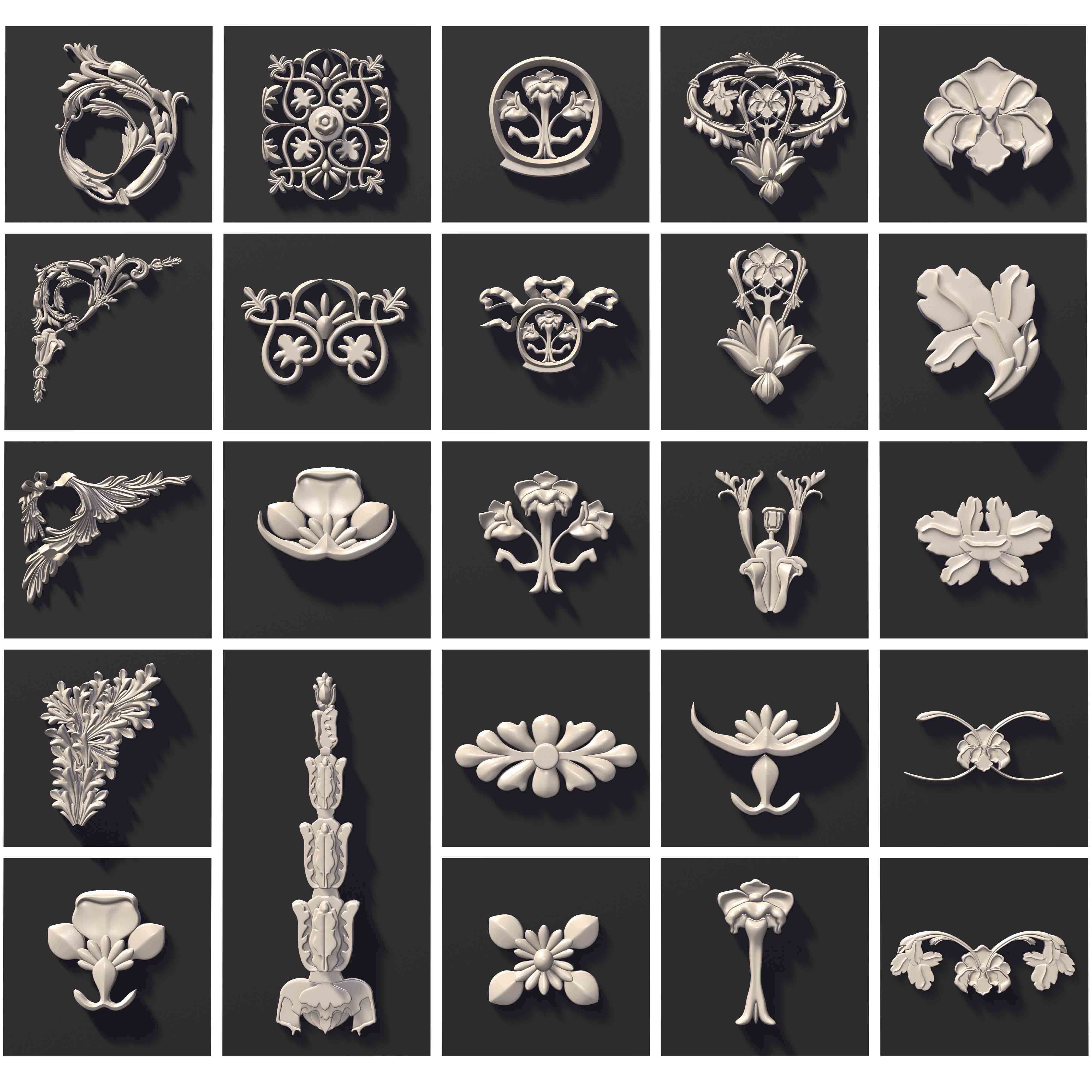 ARCHITECTURAL KITBASH- 600 3d model MEGA Pack  Low-poly 3D model_27