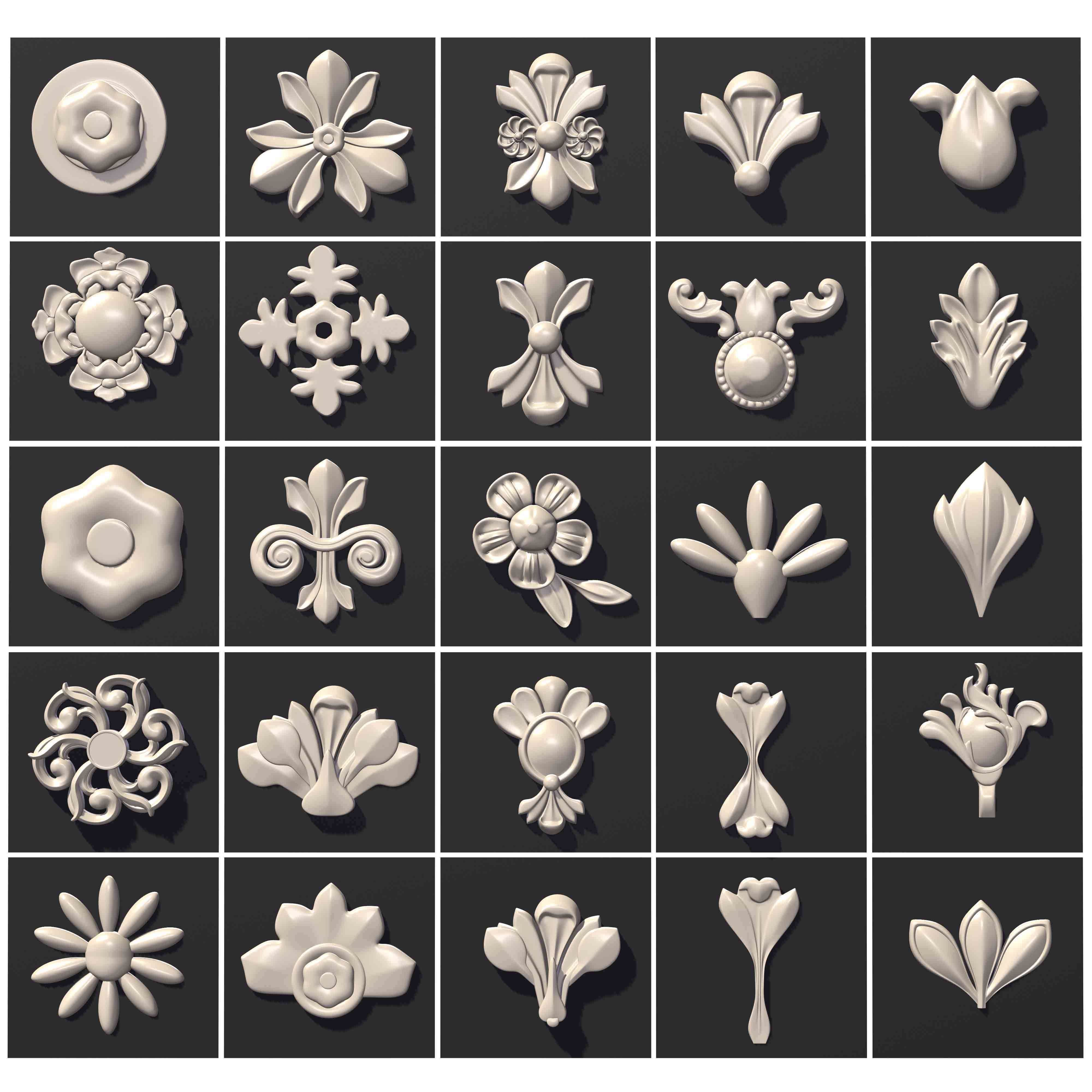 ARCHITECTURAL KITBASH- 600 3d model MEGA Pack  Low-poly 3D model_3