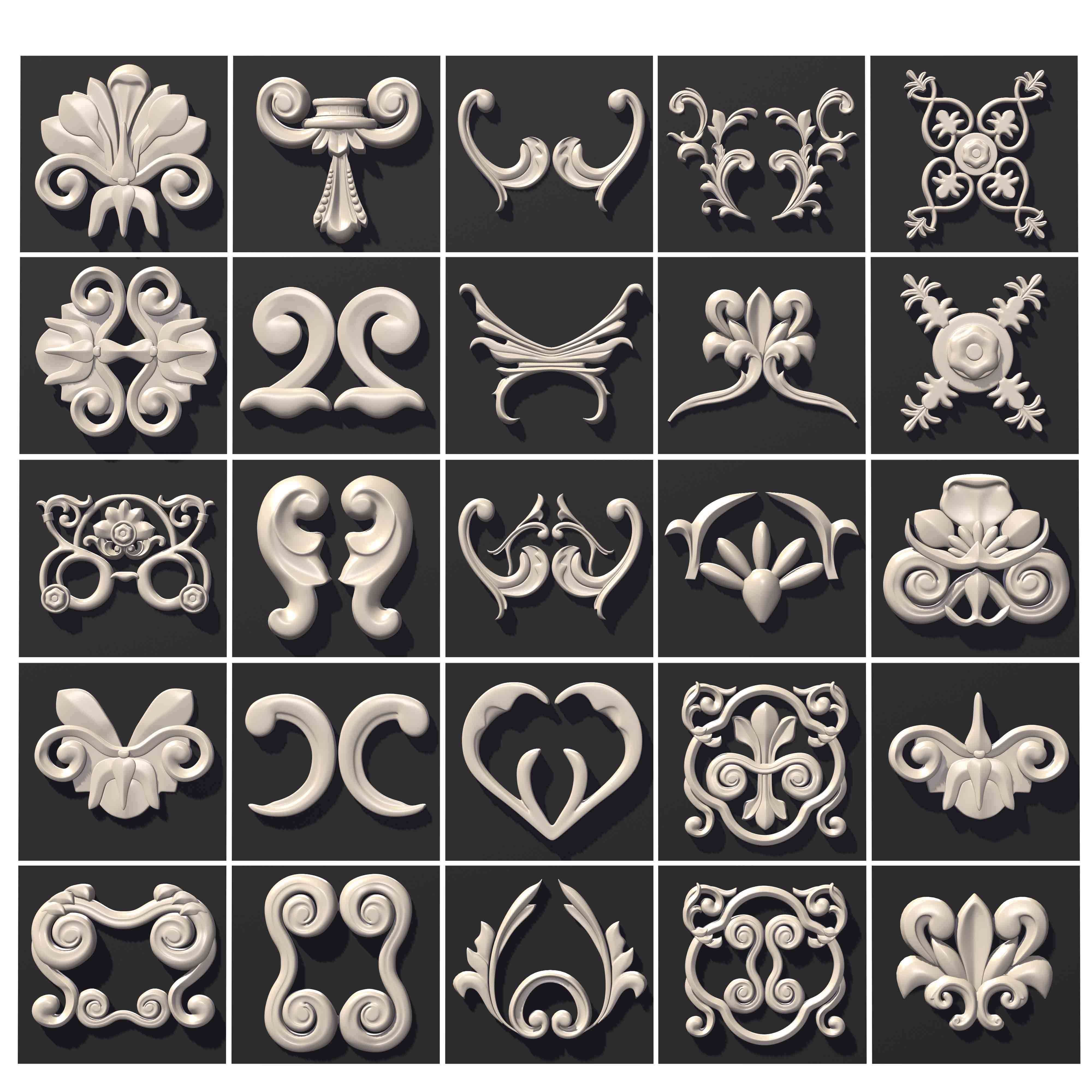 ARCHITECTURAL KITBASH- 600 3d model MEGA Pack  Low-poly 3D model_19