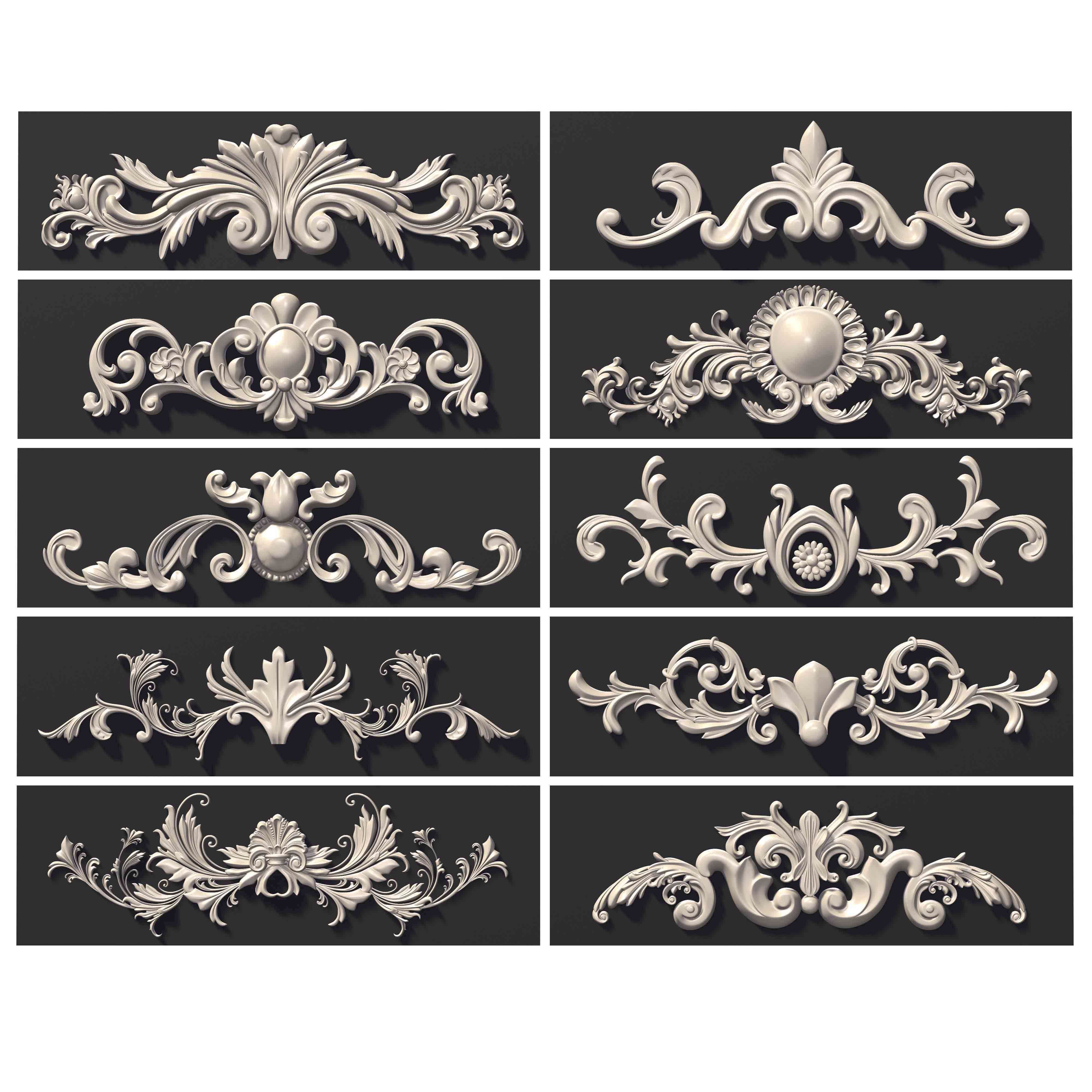 ARCHITECTURAL KITBASH- 600 3d model MEGA Pack  Low-poly 3D model_24