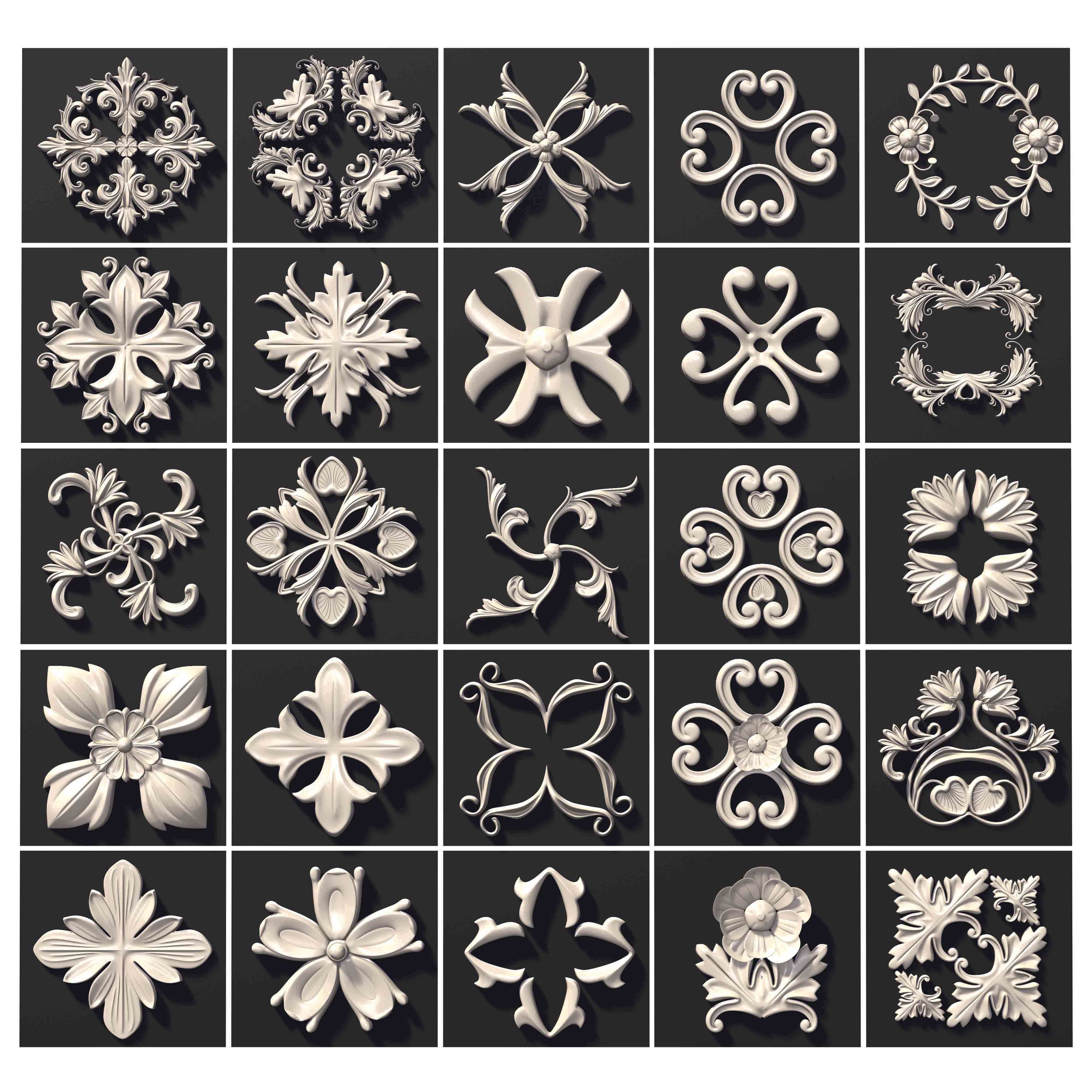 ARCHITECTURAL KITBASH- 600 3d model MEGA Pack  Low-poly 3D model_1