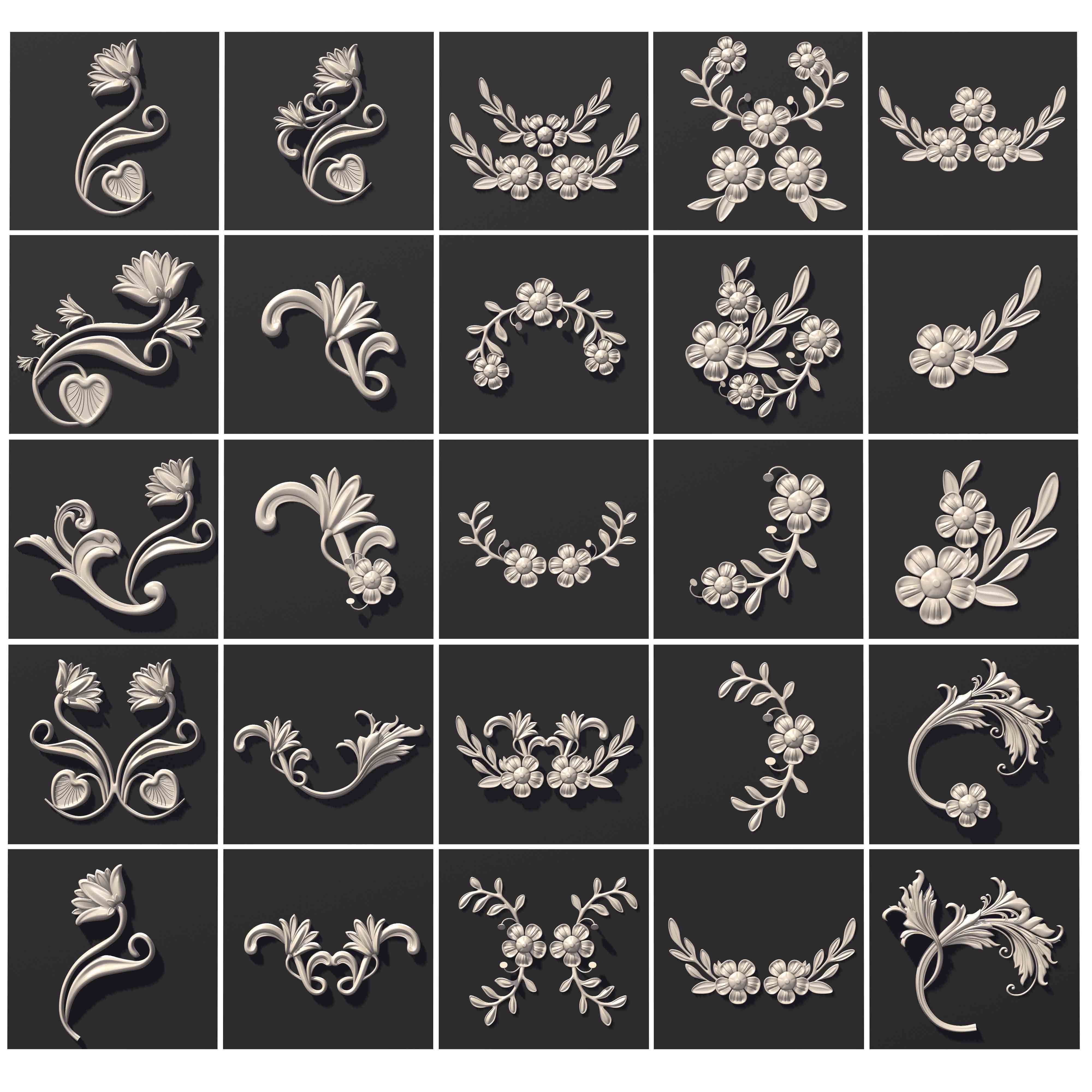 ARCHITECTURAL KITBASH- 600 3d model MEGA Pack  Low-poly 3D model_16