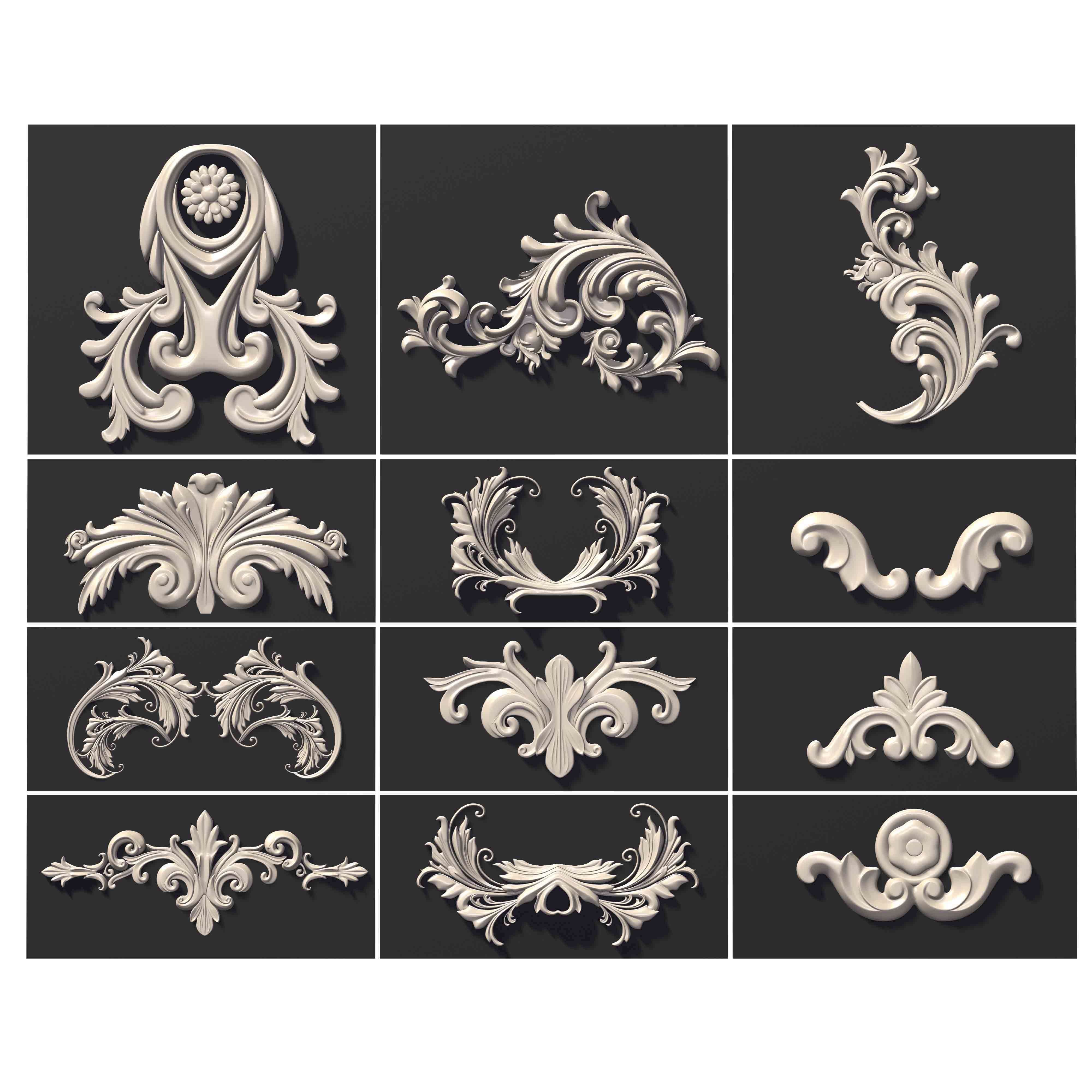 ARCHITECTURAL KITBASH- 600 3d model MEGA Pack  Low-poly 3D model_22